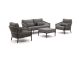 Bellagio Mineo Sessel-Sofa Lounge-Set 4-teilig