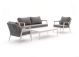 Bellagio Florentina Sessel-Sofa Lounge-Set 4-teilig