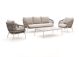 Bellagio Cupello Sessel-Sofa Lounge-Set 4-teilig