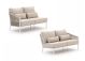 Bellagio Mineo Lounge Element linker Arm + rechter Arm 144 cm