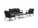 Bellagio Florentina Sessel-Sofa Lounge-Set 4-teilig