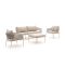 Bellagio Nova Siri Sessel-Sofa Lounge-Set 4-teilig