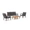 Hartman Stefano/Wales Sessel-Sofa Lounge-Set 5-teilig