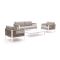 Manifesto Valero Sessel-Sofa-Lounge-Set 4-teilig