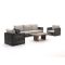 Bellagio Cadora/ROUGH-L Sessel-Sofa Lounge-Set 4-teilig