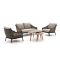 Apple Bee Milou/ROUGH-K Sessel-Sofa Lounge-Set 5-teilig