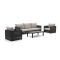 Bellagio Cadora/Aseti Sessel-Sofa Lounge-Set 4-teilig