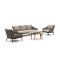 Apple Bee Milou/ROUGH-K Sessel-Sofa Lounge-Set 5-teilig