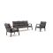 Hartman Stefano Sessel-Sofa Lounge-Set 3-teilig