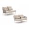 Bellagio Mineo Lounge Element linker Arm + rechter Arm 144 cm