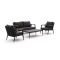 Bellagio Florentina Sessel-Sofa Lounge-Set 4-teilig