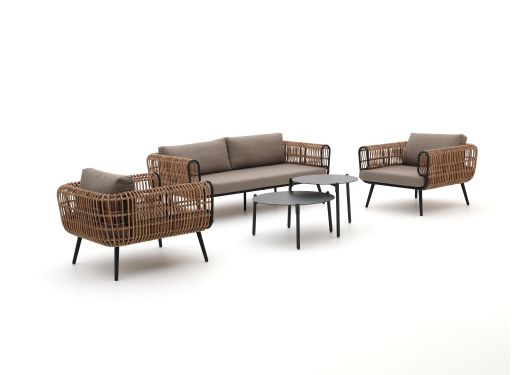 Intenso Averti/Cella Sessel-Sofa-Lounge-Set 5-teilig