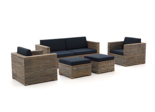 ROUGH-C Sessel-Sofa Lounge-Set 5-teilig