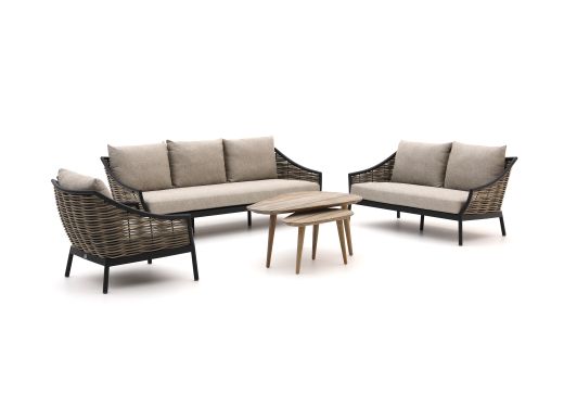 Apple Bee Milou/ROUGH-K Sessel-Sofa Lounge-Set 5-teilig