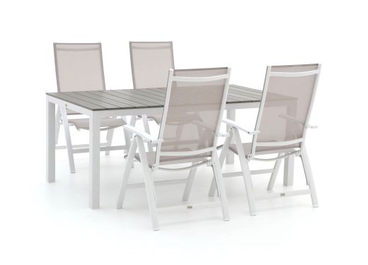 Bellagio Avenza/Fidenza 183 cm Gartenmöbel-Set 5-teilig verstellbar