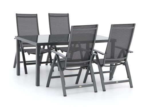 Bellagio Avenza/Caluso 160 cm Gartenmöbel-Set 5-teilig verstellbar